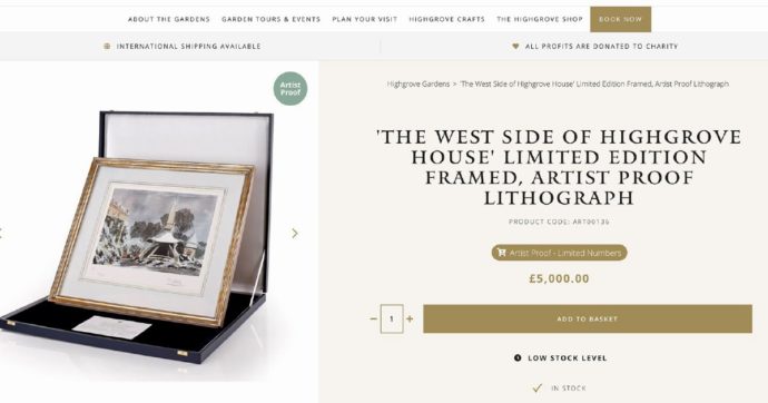 Boom del valore degli acquerelli del neo re Carlo