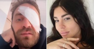 Copertina di Stefano Corti operato d’urgenza per distacco della retina, Bianca Atzei: “Siamo con te”