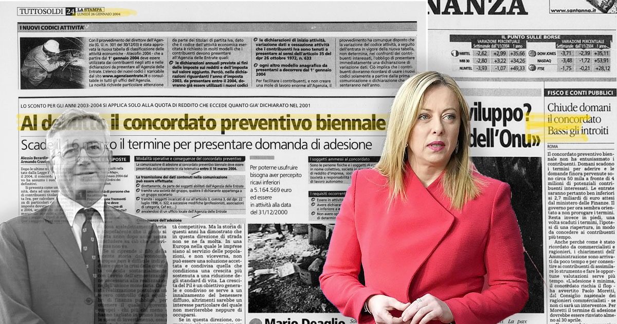 Concordato preventivo con il fisco, Meloni rispolvera la misura di Tremonti. Che fu un clamoroso flop: allo Stato solo l’1,6% dei soldi attesi