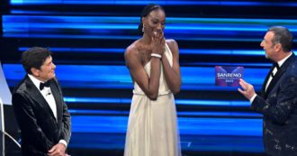 Sanremo, terza serata top: Egonu leggera, i fiori di Lazza, il fair play di Grignani. Ma dura troppo!