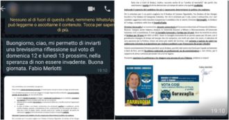 Copertina di Regionali Lombardia, il sindaco di Buscate invia messaggi a sconosciuti: “Votate Fdi”