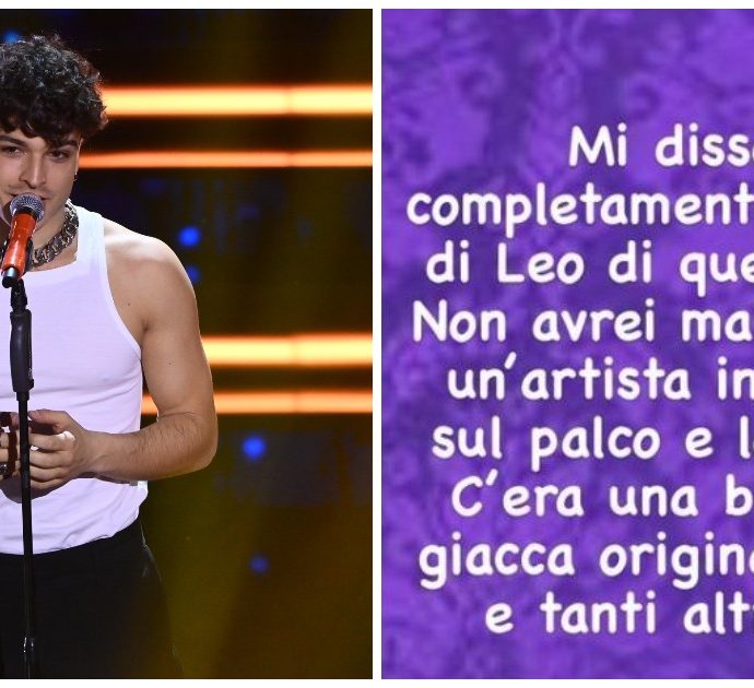Sanremo 2023, la stylist di Leo Gassmann si dissocia dal suo look: “Non mando un artista in canotta”. Interviene papà Alessandro: “È un marchio di famiglia”