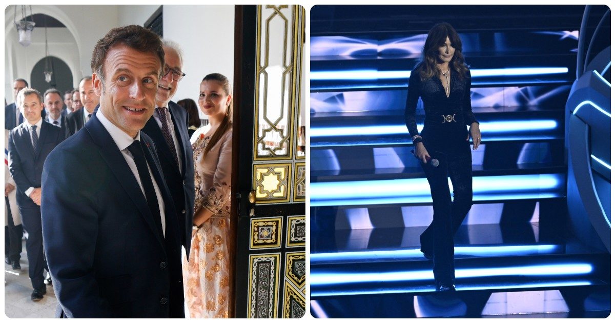 Sanremo 2023, Nicolas Sarkozy accompagna Carla Bruni al Festival: “L’ex presidente francese è rimasto in camerino”