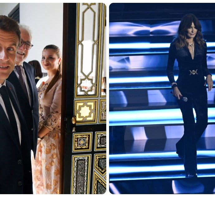 Sanremo 2023, Nicolas Sarkozy accompagna Carla Bruni al Festival: “L’ex presidente francese è rimasto in camerino”