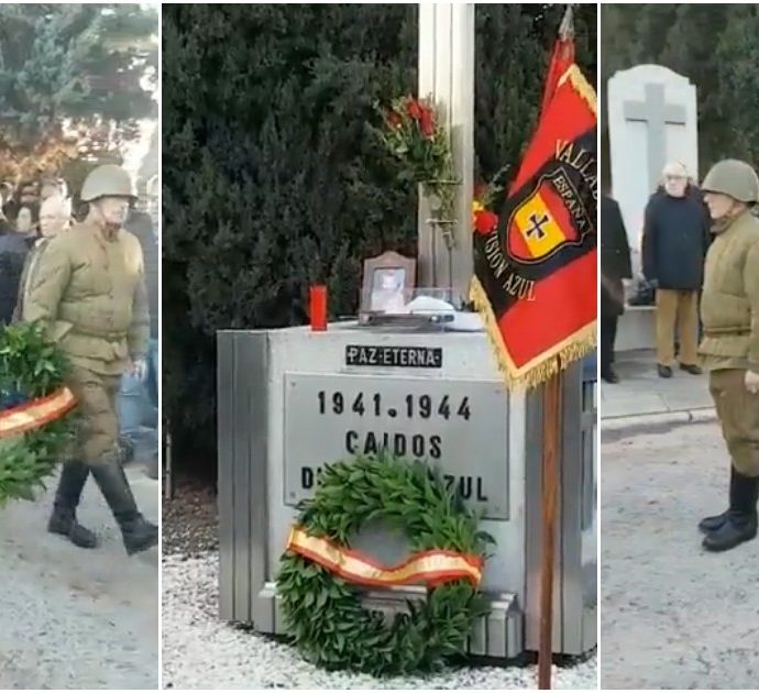 Madrid, polemiche per la commemorazione in divisa da SS: “Perché il governo ha autorizzato il tributo ai nazisti della Divisiòn Azul?”