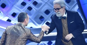 Copertina di Sanremo 2023, le pagelle della quarta serata: Beppe Vessicchio c’è (voto 8). Chiara Francini si impone come co-conduttrice