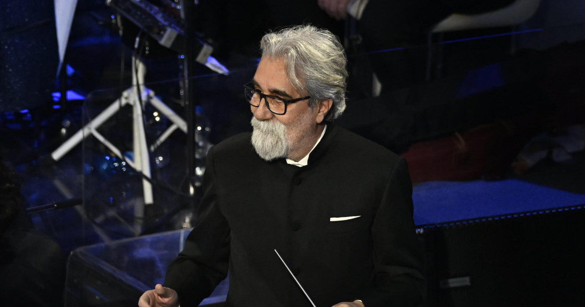 Sanremo 2023, Beppe Vessicchio torna a sorpresa sul palco: il colpaccio di Grignani al Fantasanremo