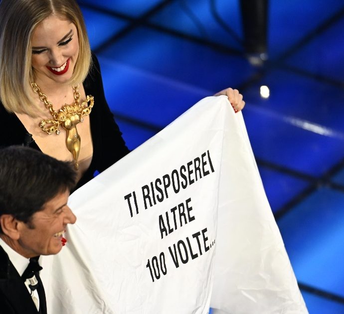 Sanremo 2023, Chiara Ferragni ha un regalo a sorpresa per la moglie di Gianni Morandi: Anna reagisce così