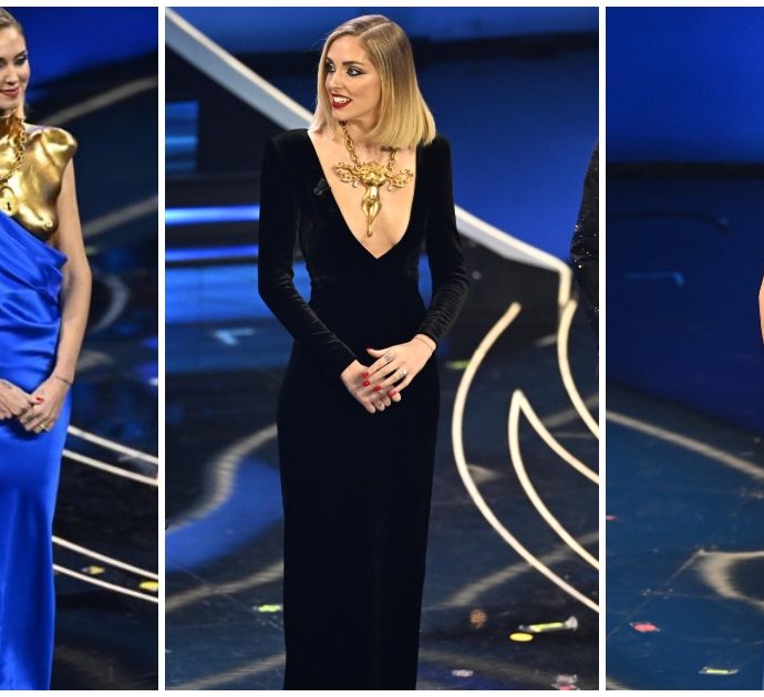 Sanremo 2023, il significato dei look di Chiara Ferragni: dalla collana a forma di utero all’abito “nudo” e quello con i commenti degli haters – FOTO