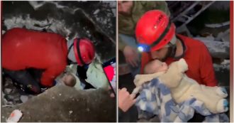 Copertina di Terremoto in Turchia, neonato estratto vivo dalle macerie dopo 120 ore: il video che commuove il mondo