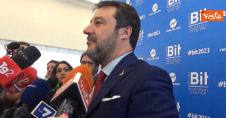 Copertina di L’imbarazzo di Salvini alle domande su Berlusconi e l’Ucraina: “Parlo solo di elezioni, non dico niente nemmeno sotto tortura”