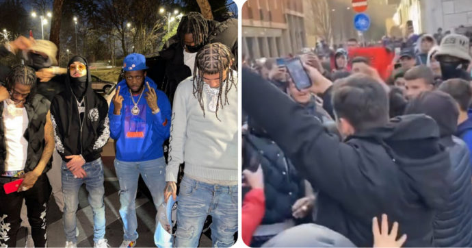 Rapper girano video in città, i fan invadono le strade ed è il caos: interviene la polizia