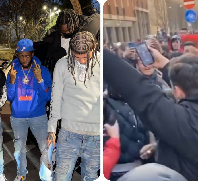 Rapper girano video in città, i fan invadono le strade ed è il caos: interviene la polizia
