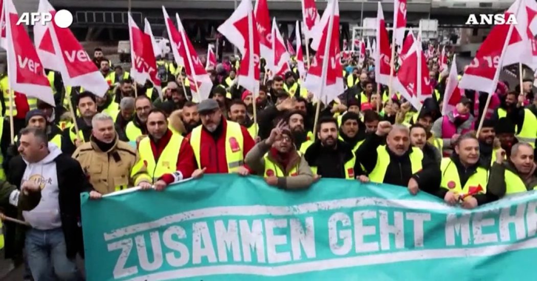 Aeroporto di Francoforte paralizzato per lo sciopero del personale: migliaia di voli cancellati