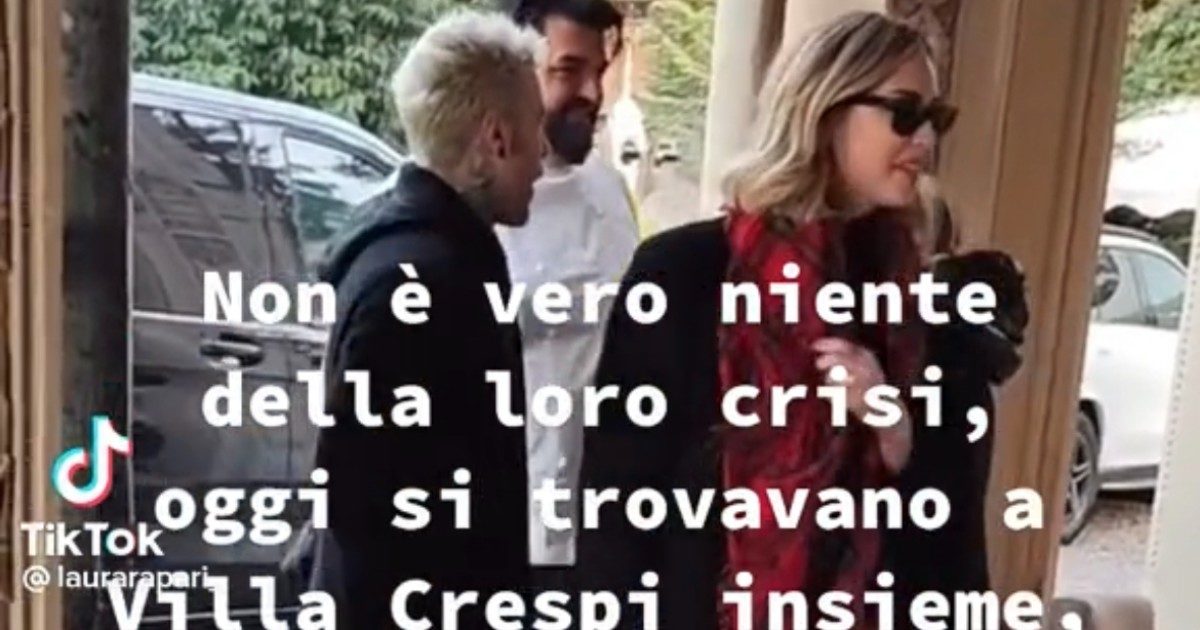 Fedez e Chiara Ferragni paparazzati a cena insieme da Canavacciuolo, pace fatta? – VIDEO
