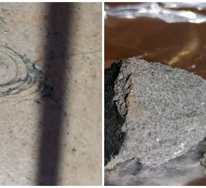 Due anziani sentono un “botto”, poi la clamorosa scoperta: sul balcone di casa ci sono i frammenti del meteorite di San Valentino