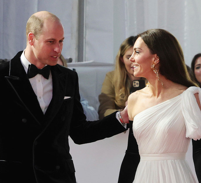 Il principe William “rifiuta” Kate Middleton: il gesto sul red carpet dei BAFTA non passa inosservato