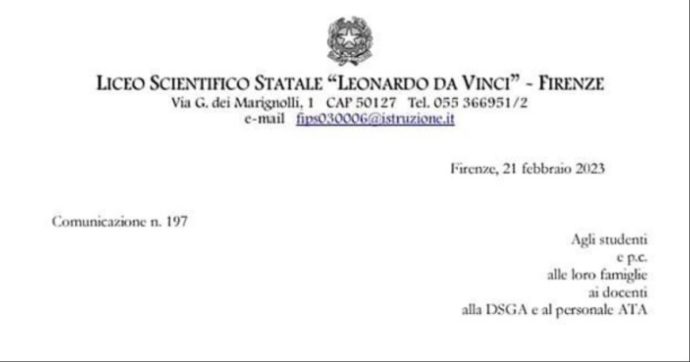 Firenze, la lettera della preside agli studenti: “Il fascismo è nato con la vittima di un pestaggio lasciata a se stessa dagli indifferenti”