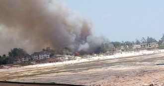 Copertina di Kenya, incendio in resort italiano a Watamu: turisti in fuga. Due ricoverate all’ospedale di Malindi. Villaggio quasi totalmente distrutto