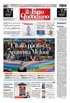 L’Italia pacifista spaventa Meloni