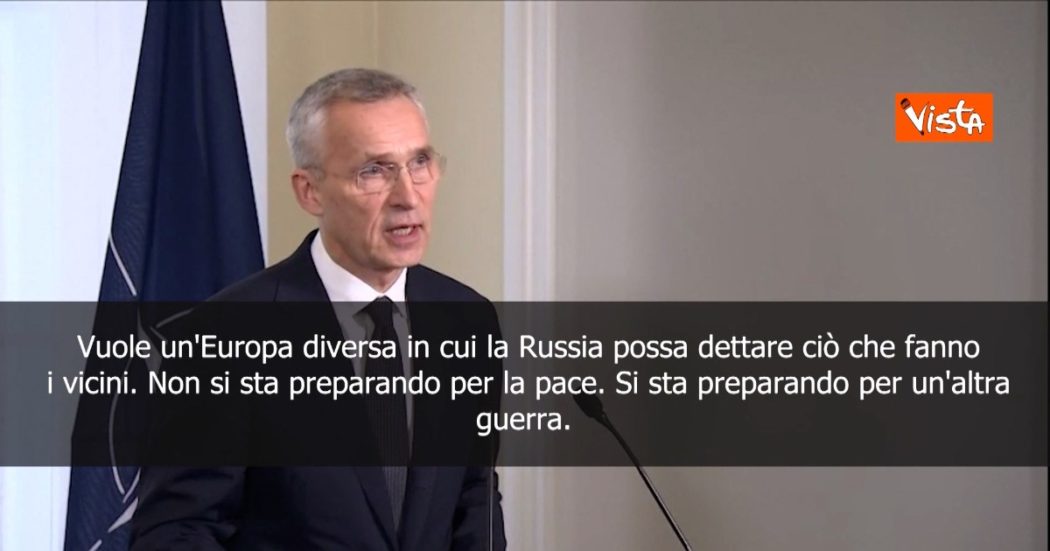 Stoltenberg: “Putin non sta preparando pace. Escalation? Non ci sono opzioni senza rischi”. E sul piano cinese: “Pechino non ha credibilità”