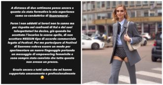 Copertina di Chiara Ferragni torna a parlare di Sanremo: “Non ho accettato nessun accordo commerciale”