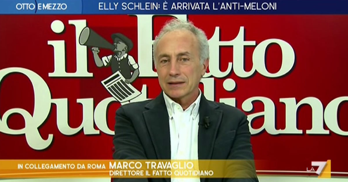 Travaglio to La7: “Schlein is anthropologically furthest from old Pd. With Conti he would have less trouble finding each other”