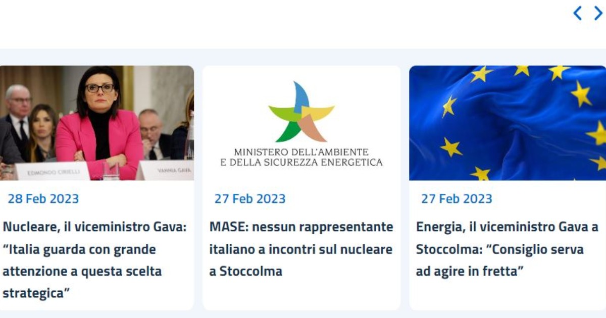 In the nuclear field, France offers its “alliance”: “The European Union is pressing on the atom.”  Italy is absent, but the deputy minister flirts with Paris: “Interesting”