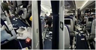 Copertina di “Aereo in caduta libera per diversi secondi, a bordo era il caos”: volo Lufthansa costretto all’atterraggio di emergenza, 7 feriti