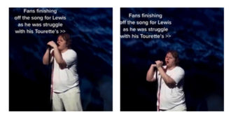 Copertina di Lewis Capaldi interrompe l’esibizione per i tic della sindrome di Tourette, ma i fan lo sorprendono. Lui: “La gente crede che io sia un cocainomane”