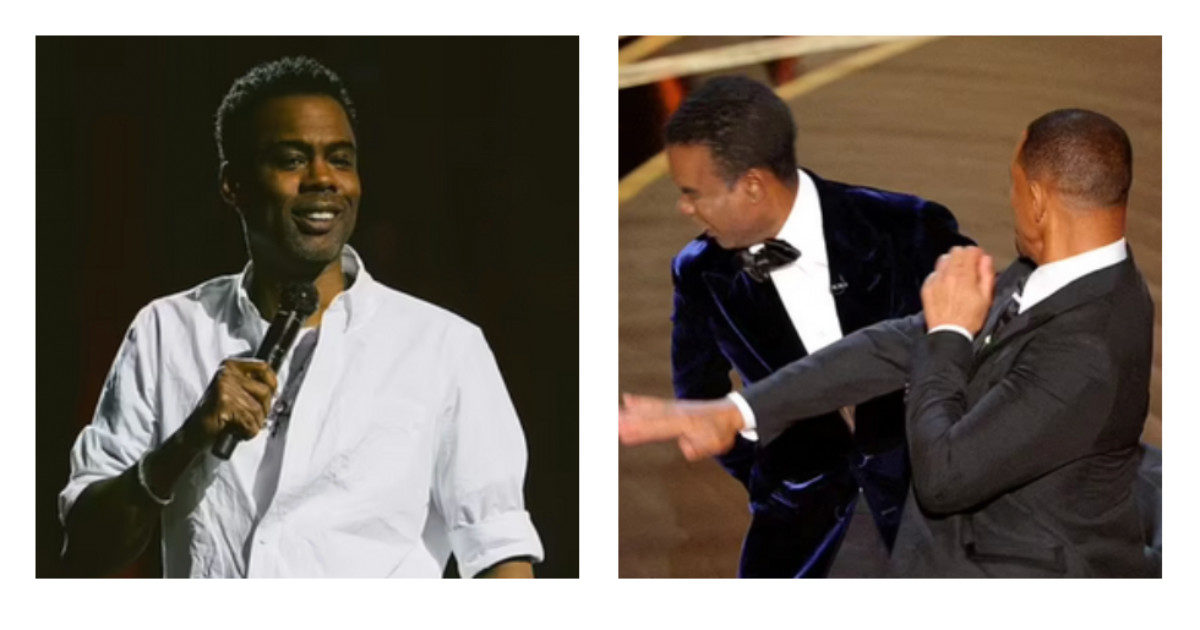 Chris Rock choc sullo schiaffo di Will Smith: “Sua moglie si sco**** l’amico di suo figlio, lei lo ha ferito più di me e lo schiaffo non era per la mia battuta”