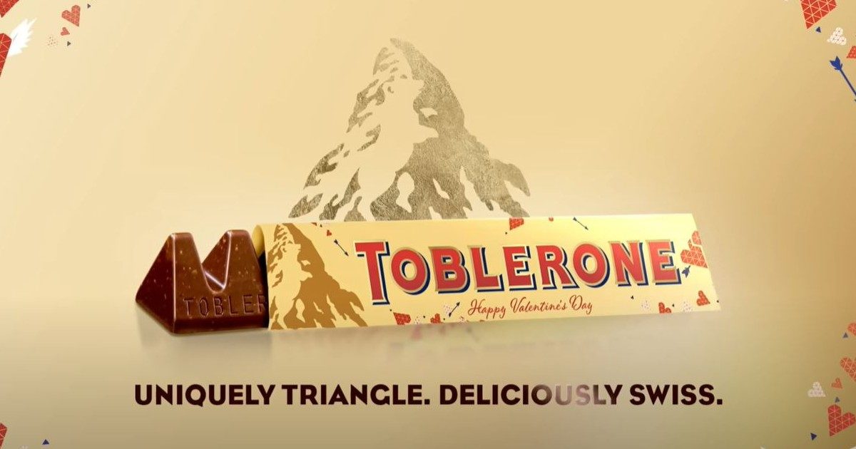 Toblerone, via l’immagine del Cervino dalla celebre confezione: ecco perché