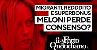 Copertina di Migranti, superbonus e reddito. La Meloni perderà consenso? Segui la diretta con Peter Gomez