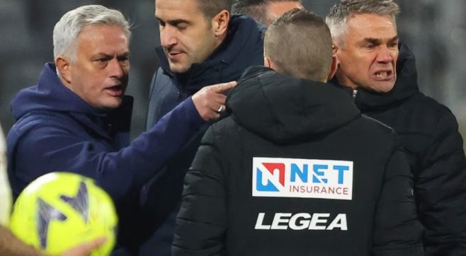 Lite Mourinho-Serra, il quarto uomo: “Non ho offeso nessuno”. Ecco la sua versione dei fatti
