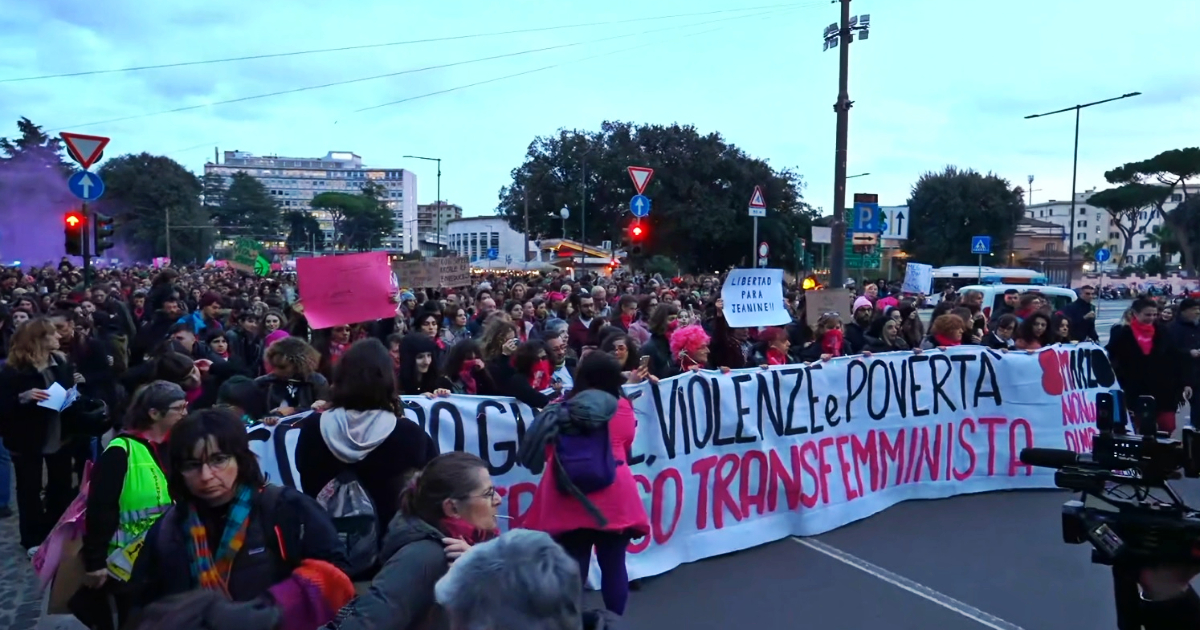 Roma corteo 