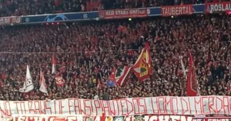 Copertina di Piantedosi insultato dai tifosi del Bayern: striscione contro il ministro. Perché Napoli-Eintracht diventa un caso