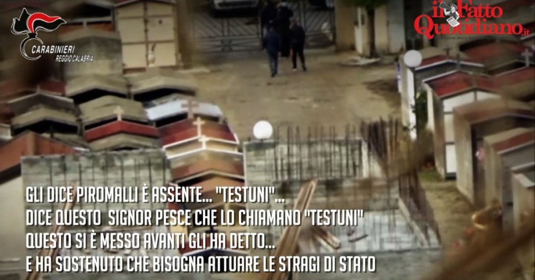 ‘Ndrangheta, “hanno deciso di avallare la strage di Stato con i siciliani”: l’intercettazione dell’uomo vicino ai Piromalli – L’audio esclusivo