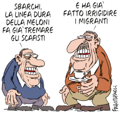 Copertina di La vignetta di Franzaroli