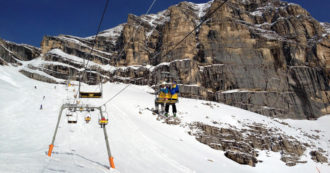 Copertina di Poca neve? Si usa quella finta, che però nuoce all’ambiente