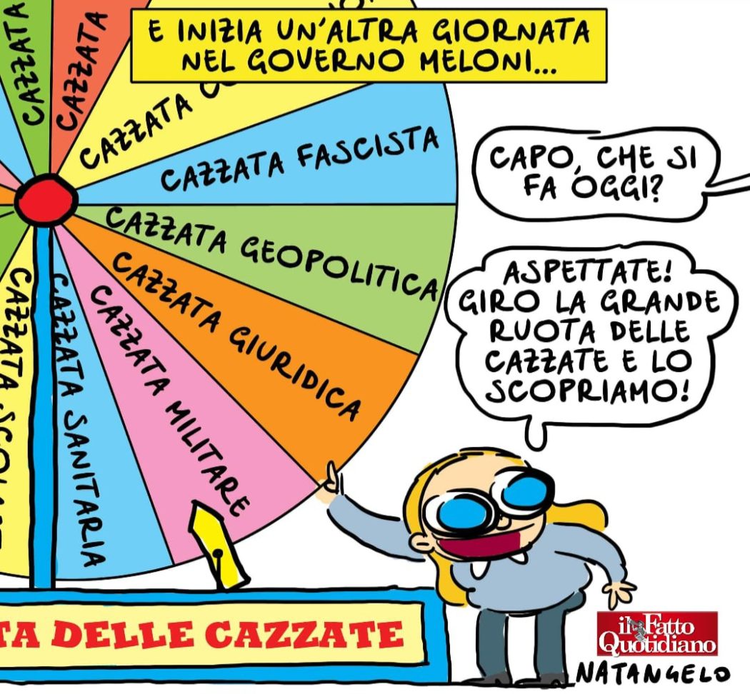 Un’altra giornata nel governo Meloni
