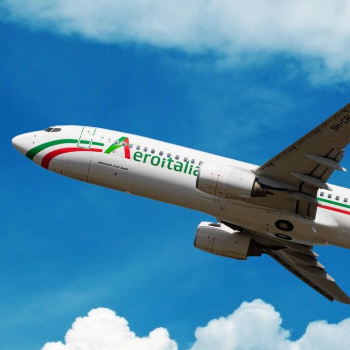 Paura in volo: pneumatico dell’aereo Aeroitalia danneggiato sul Roma-Cagliari, atterraggio in sicurezza a Fiumicino