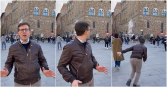 Copertina di Lo scatto di Nardella contro gli attivisti: “Oh, no”. Il sindaco di Firenze stava girando un video proprio durante il blitz a Palazzo Vecchio