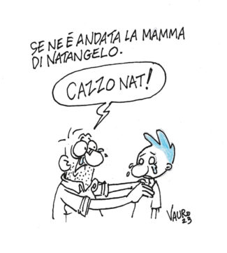 Copertina di La vignetta di Vauro