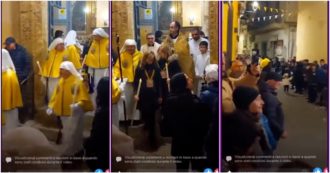 Copertina di Gallipoli, la processione parte ma la statua di san Giuseppe resta in chiesa: “Se lo sono dimenticato?”. I fedeli stupiti postano il video in rete