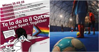 Copertina di Te lo do io il Qatar, il progetto di Open Milano per un calcio inclusivo: “Basta discriminazioni per orientamento o genere sessuale”