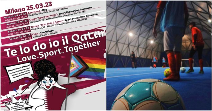 Te lo do io il Qatar, il progetto di Open Milano per un calcio inclusivo: “Basta discriminazioni per orientamento o genere sessuale”