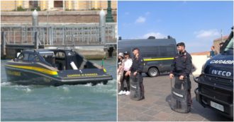 Copertina di Anarchici, Venezia blindata in attesa della manifestazione: camionette in piazzale Roma e canali presidiati dalle forze dell’ordine