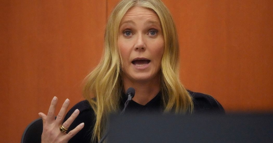 Gwyneth Paltrow a processo per un incidente sugli sci si difende: “L’ho sentito che premeva il suo corpo contro di me, pensavo fosse un pervertito”