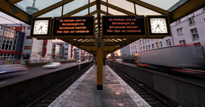 Sciopero in Germania: dai voli ai treni, un Paese paralizzato dalla protesta per chiedere l’aumento dei salari