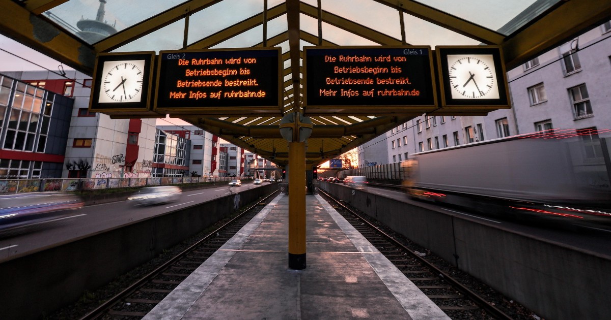 Huelga en Alemania: De los vuelos a los trenes, un país paralizado por protestas para exigir aumento de salarios